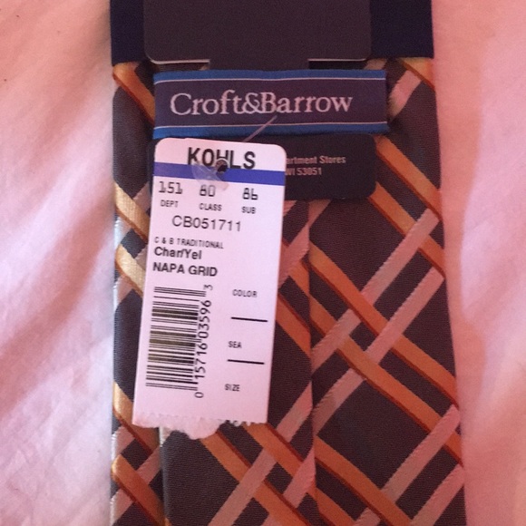 Croft & Barrow Men’s Tie - Picture 4 of 6
